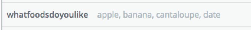 CSV multiselect