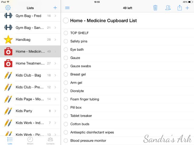 Pocket Lists