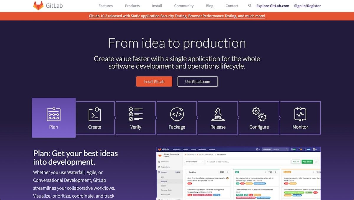 GitLab Screenshot