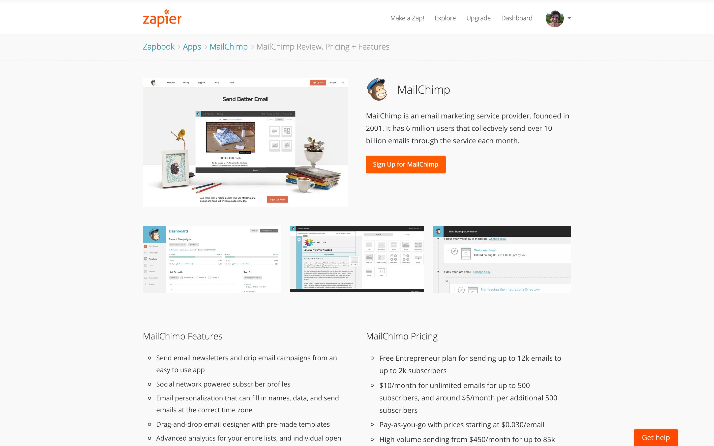 Review of MailChimp email marketing software