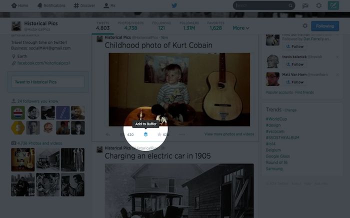Buffer Chrome Extension