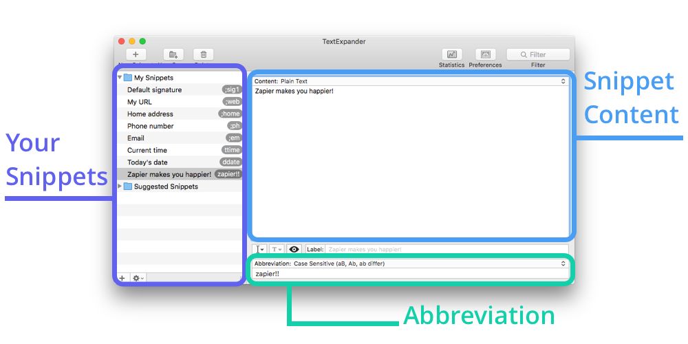 text expander basics