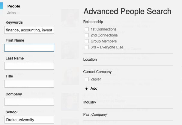 Find fellow alumni on LinkedIn