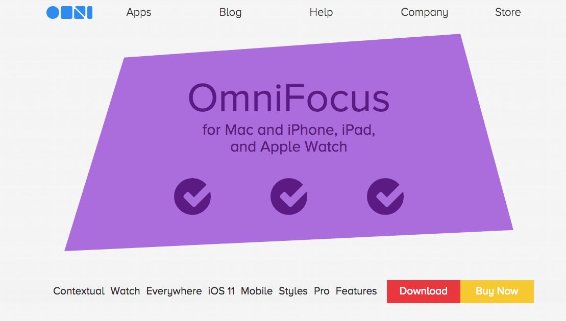 OmniFocus Screenshot