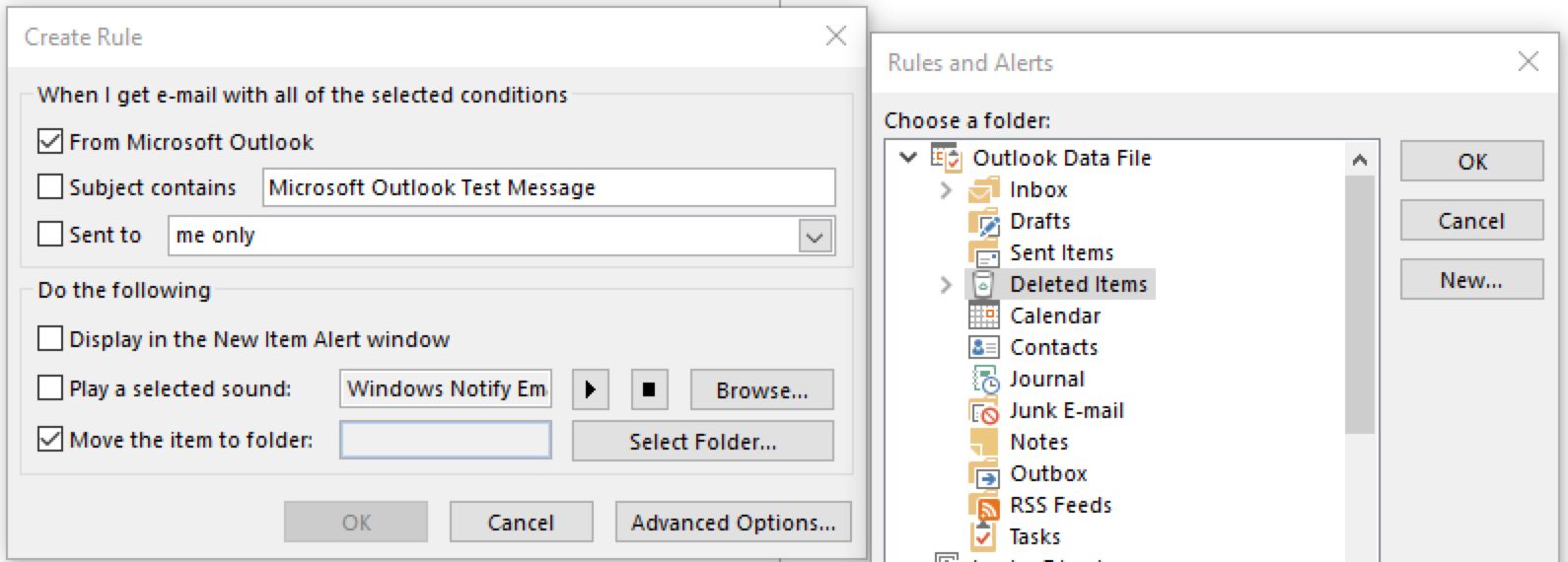 Choosing criteria