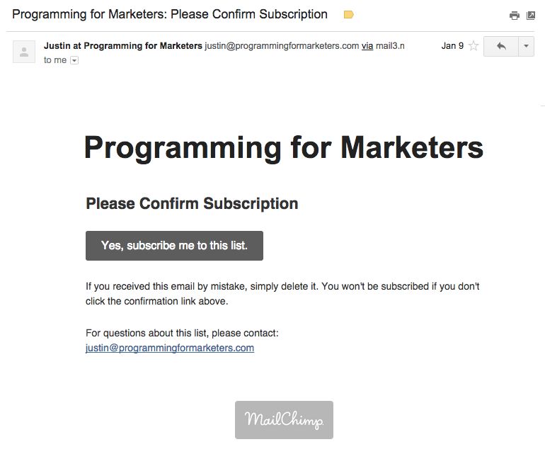 Email marketing as a customer acquisition channel