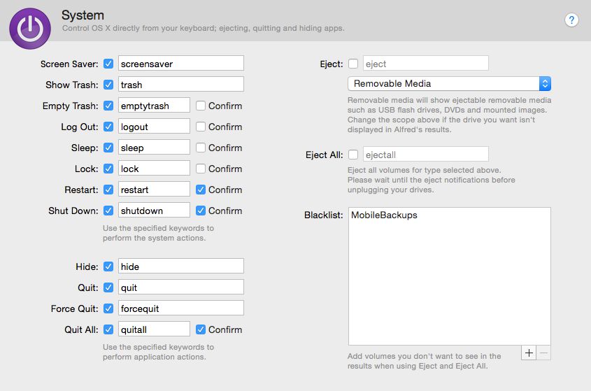 alfred control os x 3