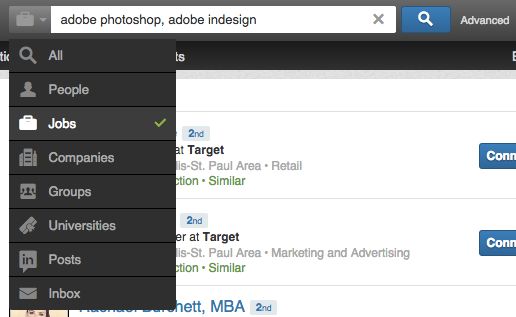 Find jobs on LinkedIn