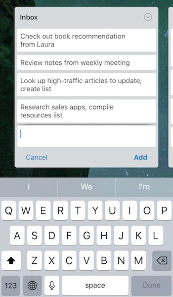 Trello iPhone app