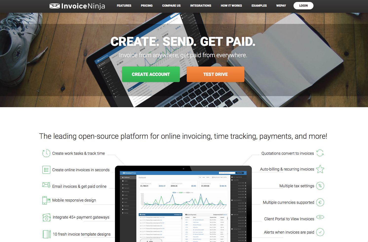 Invoice Ninja Screenshot