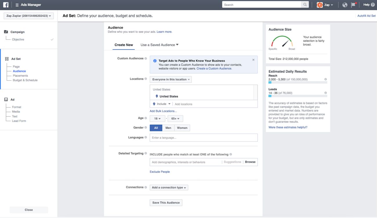 Facebook Audiences
