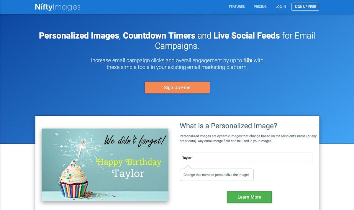 NiftyImages Screenshot