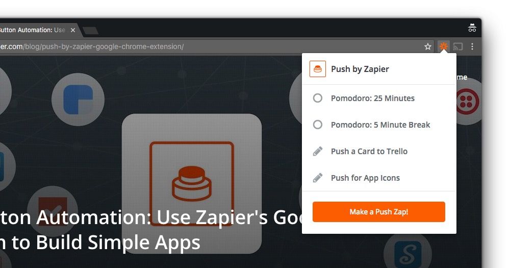 Zapier Push for Chrome