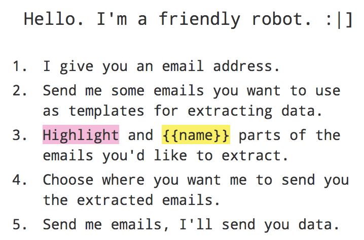 Zapier Email Parser