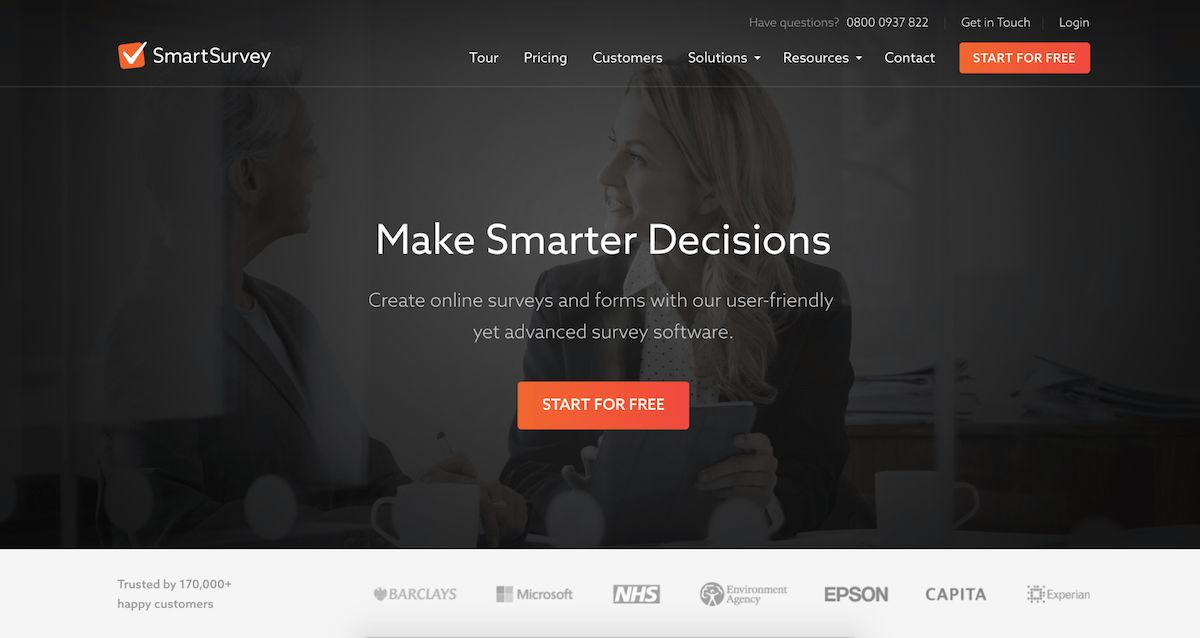 SmartSurvey Screenshot
