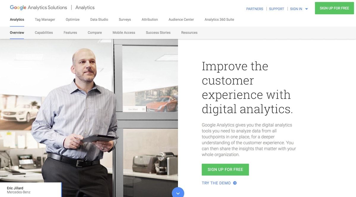 Google Analytics Screenshot