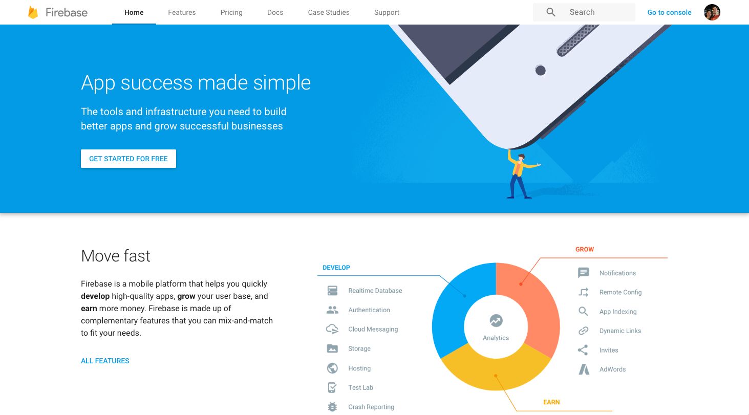Firebase Screenshot