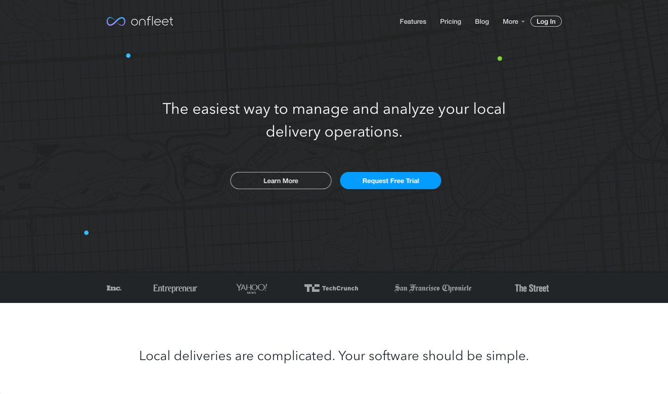 Onfleet Screenshot