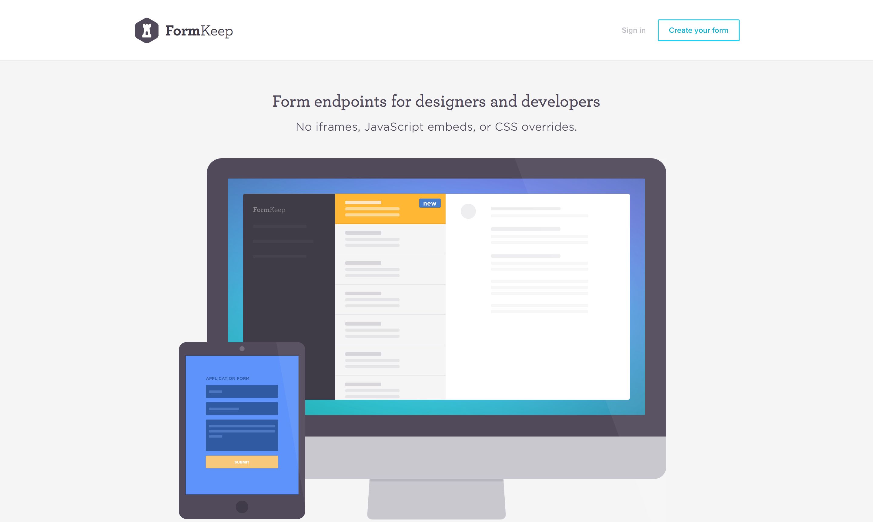 FormKeep Screenshot