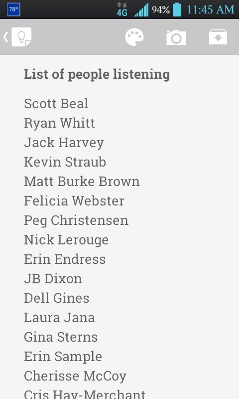 watch list