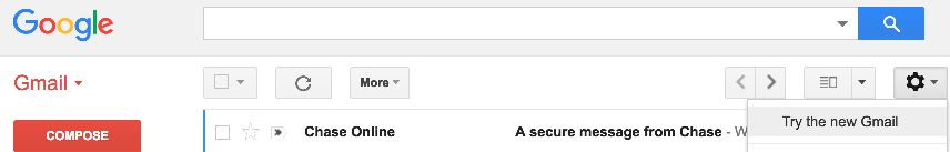 Try the new Gmail