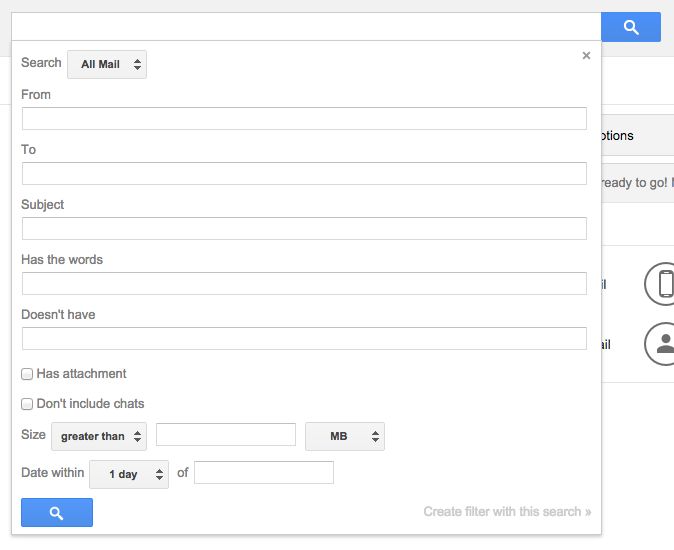 advanced search