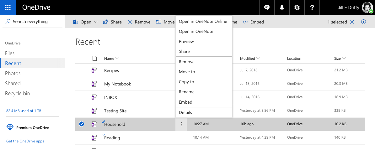 onenote file size limitation