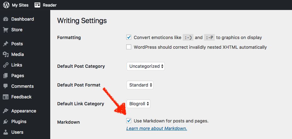 Enable Markdown in WordPress