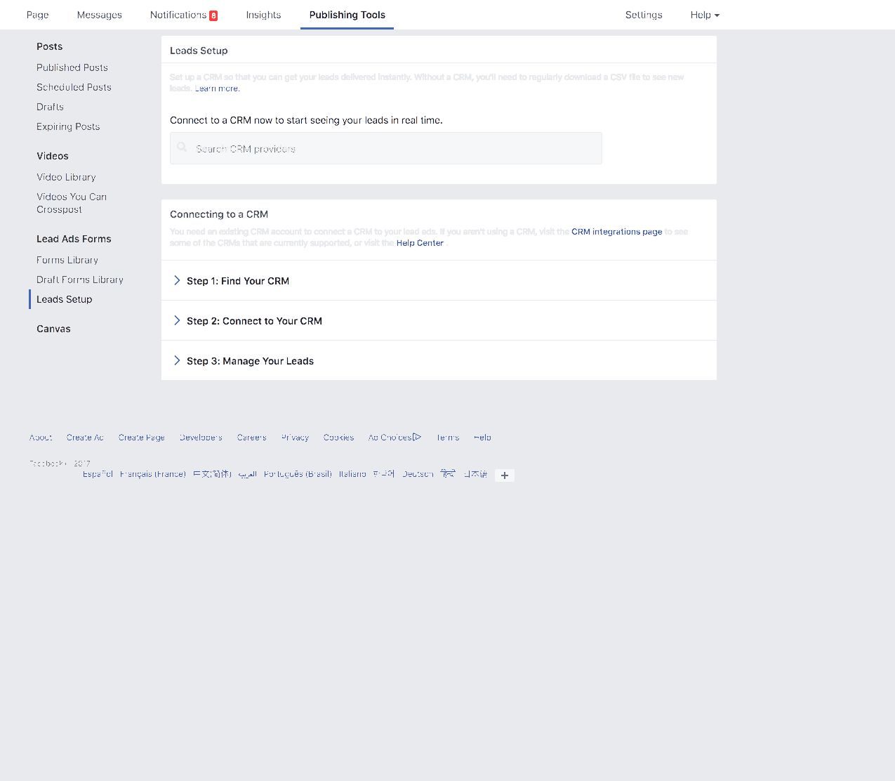 Facebook Zapier integration