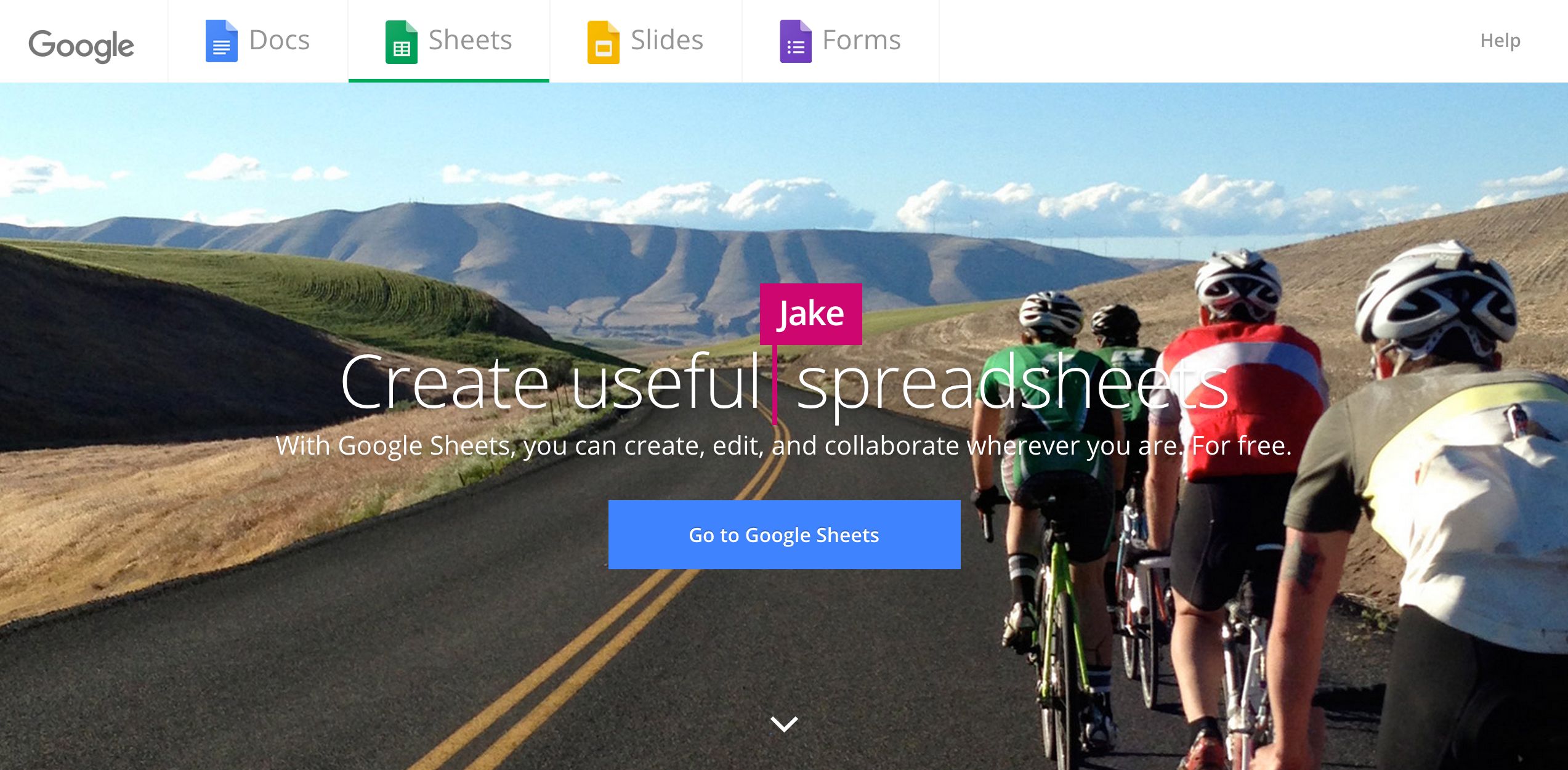Google Sheets Screenshot