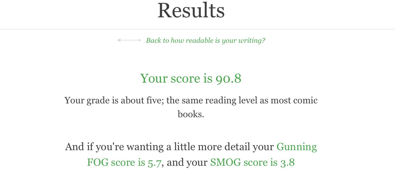 Readability Checker