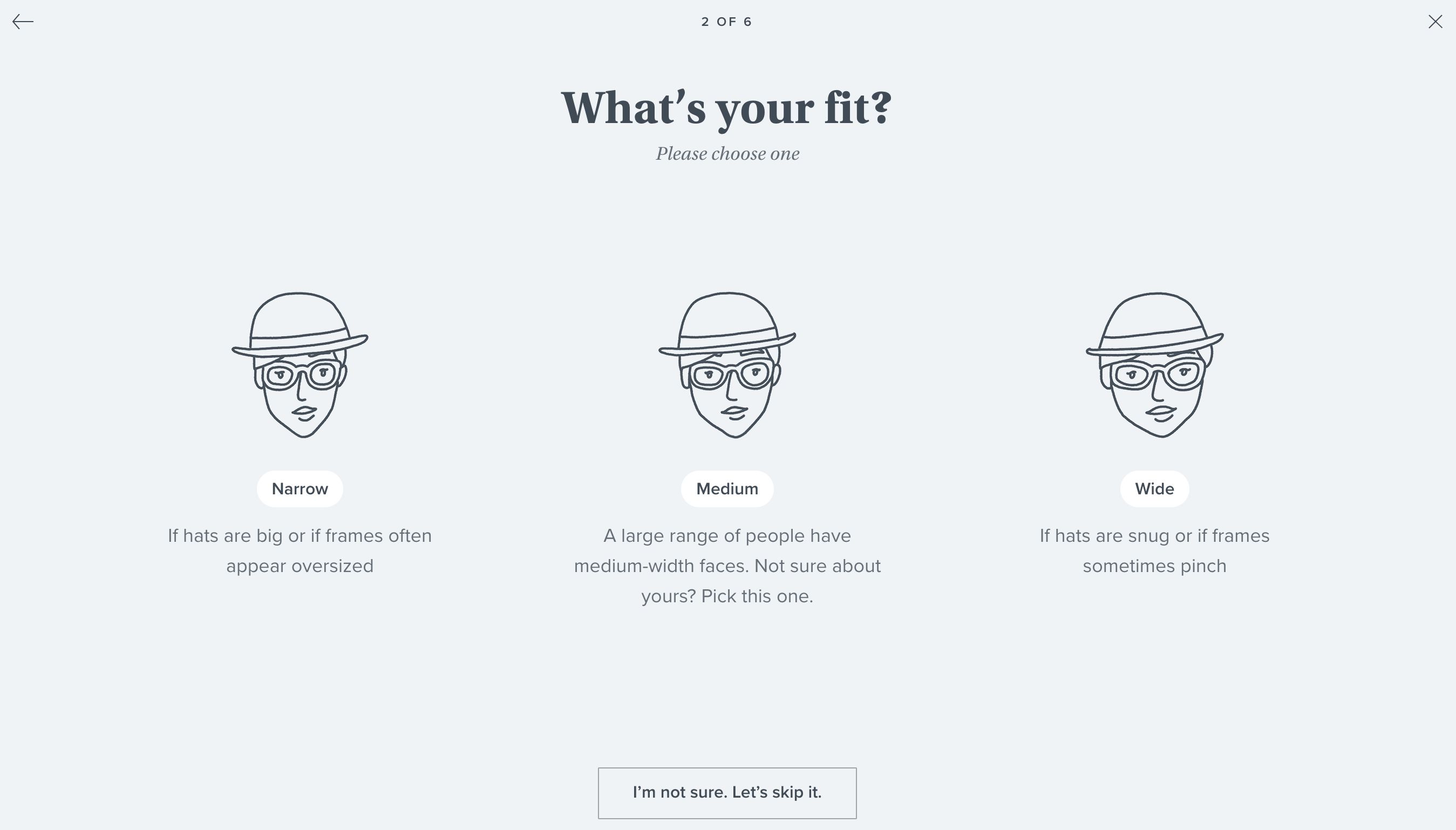 Warby parker home page