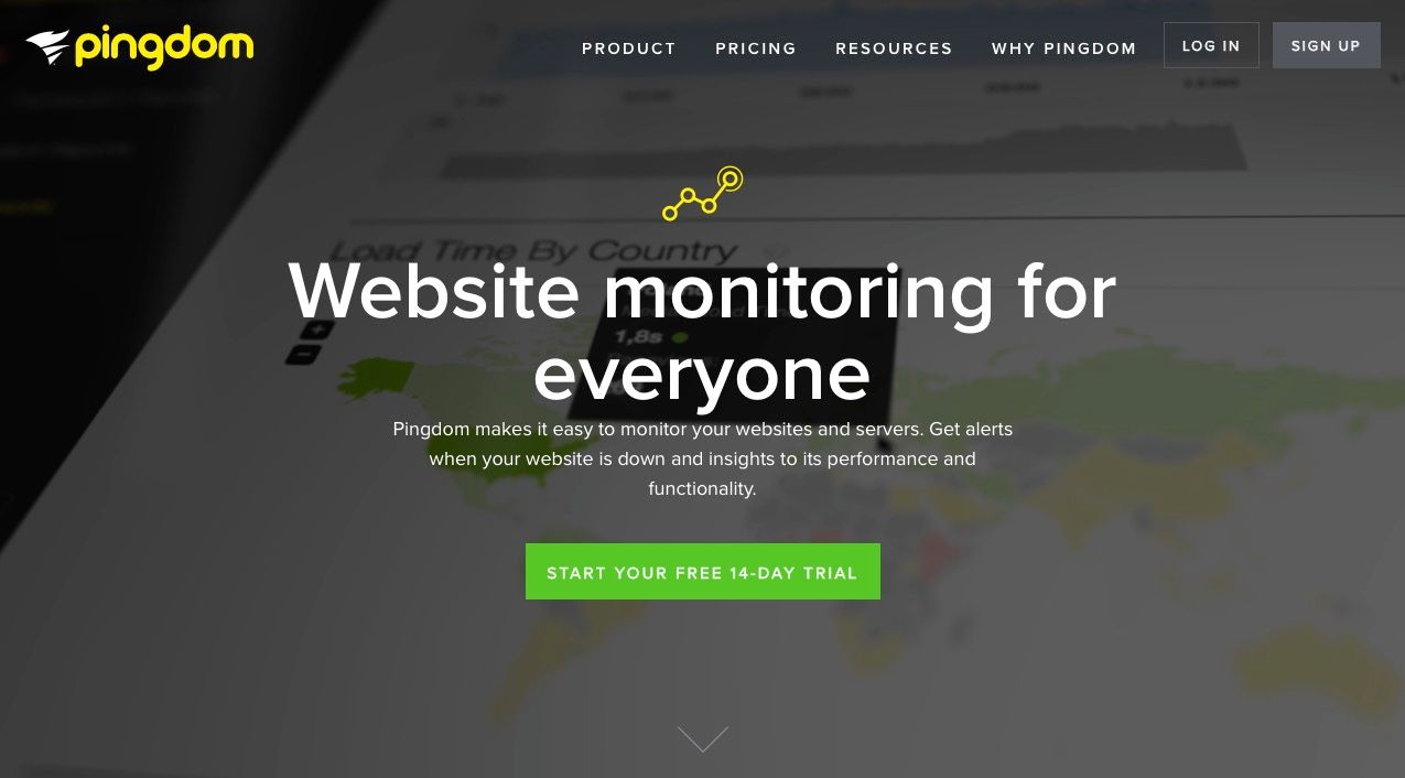 Pingdom Screenshot