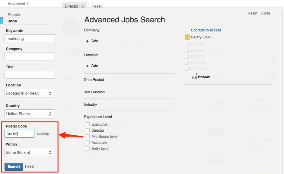 track new jobs in your city on LinkedIn