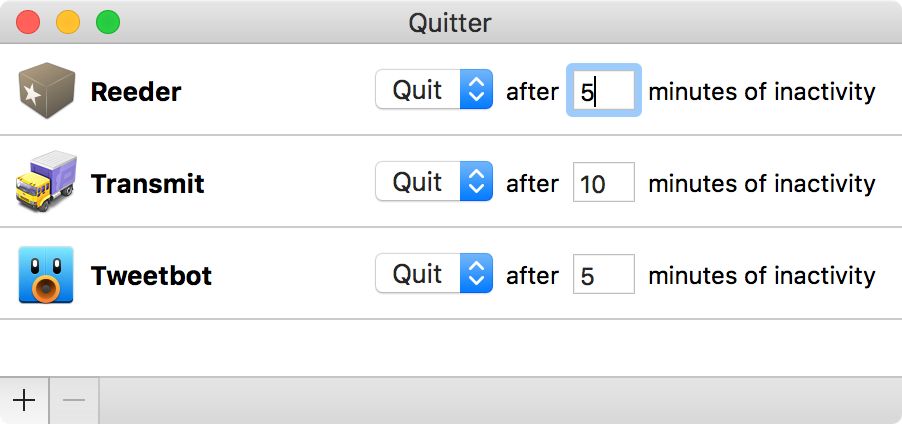 Quitter