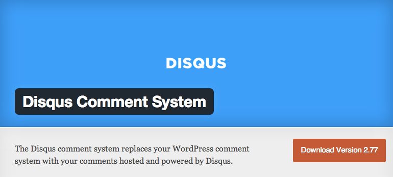 Disqus comments