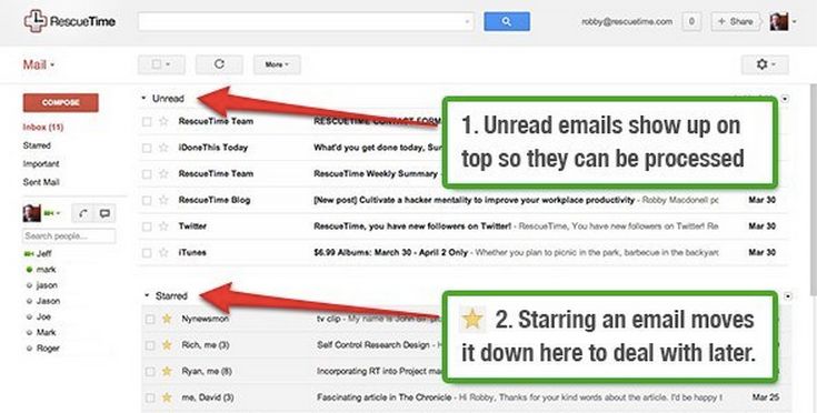 Robby's Gmail setup