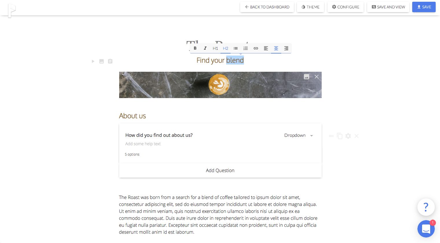 Paperform screenshot