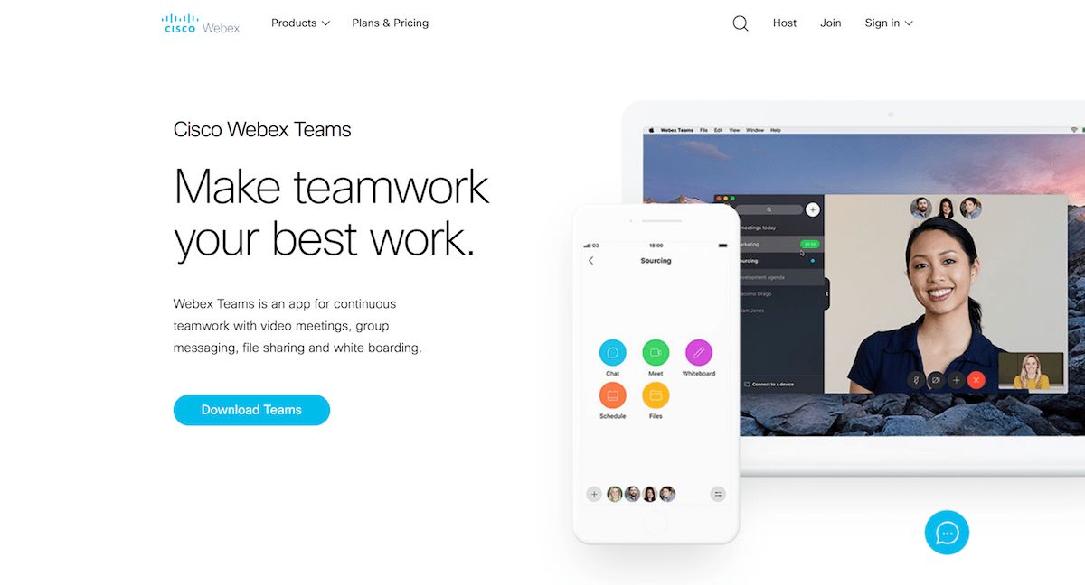 Cisco Webex Teams Screenshot