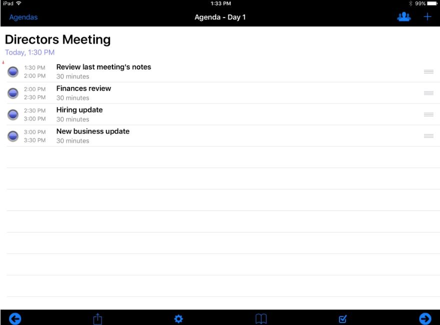 Agenda Maker