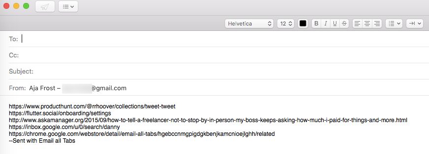 Email All Tabs