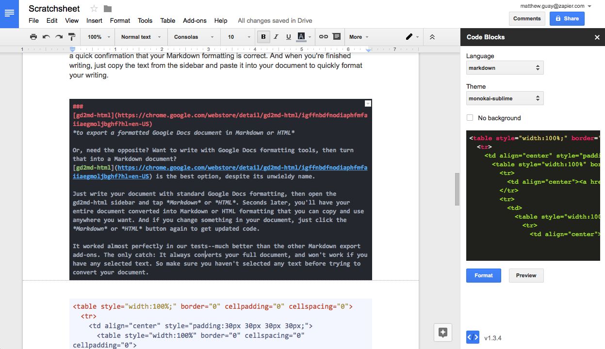 How To Include Code In Google Docs