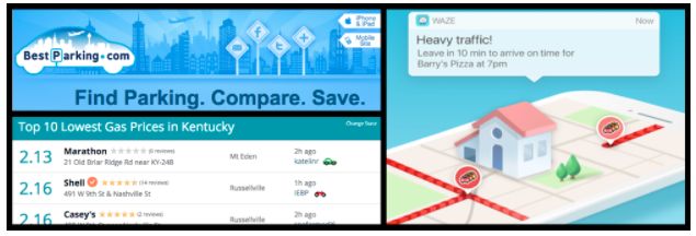 Transportation savings apps