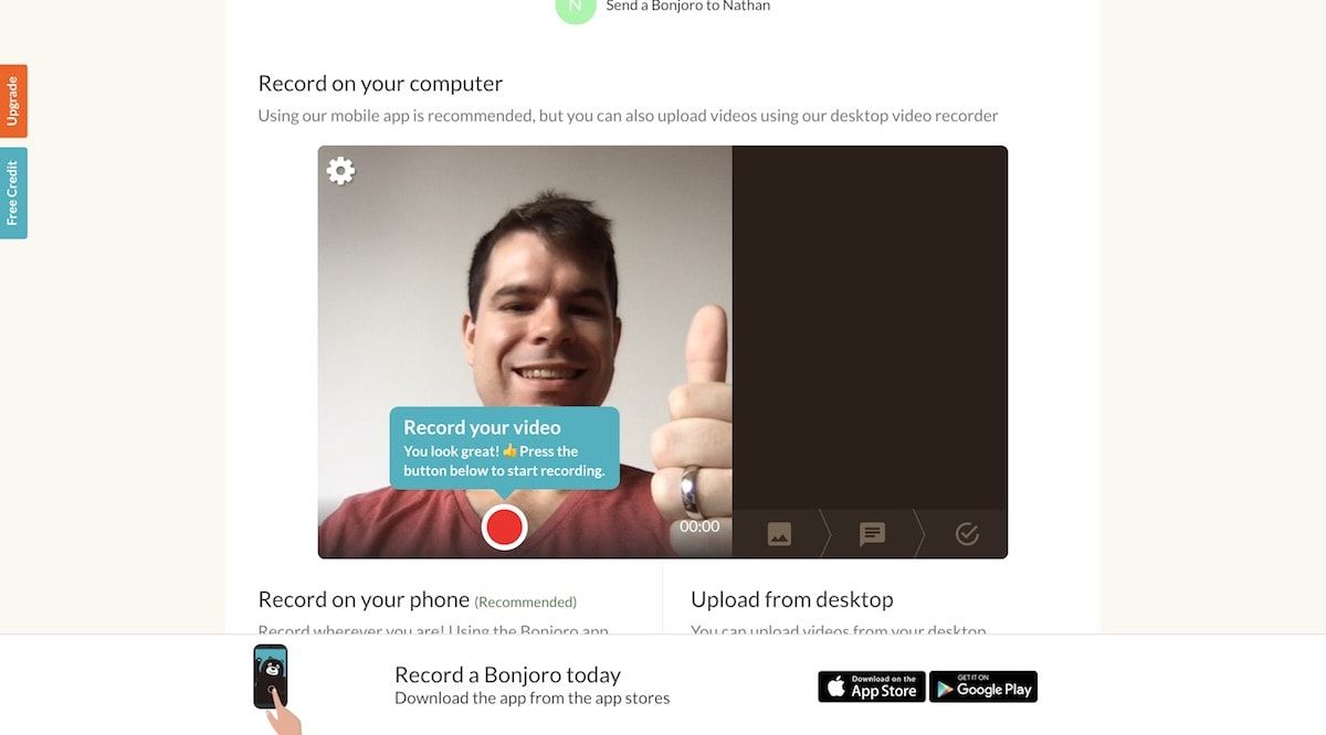 Bonjoro Screenshot