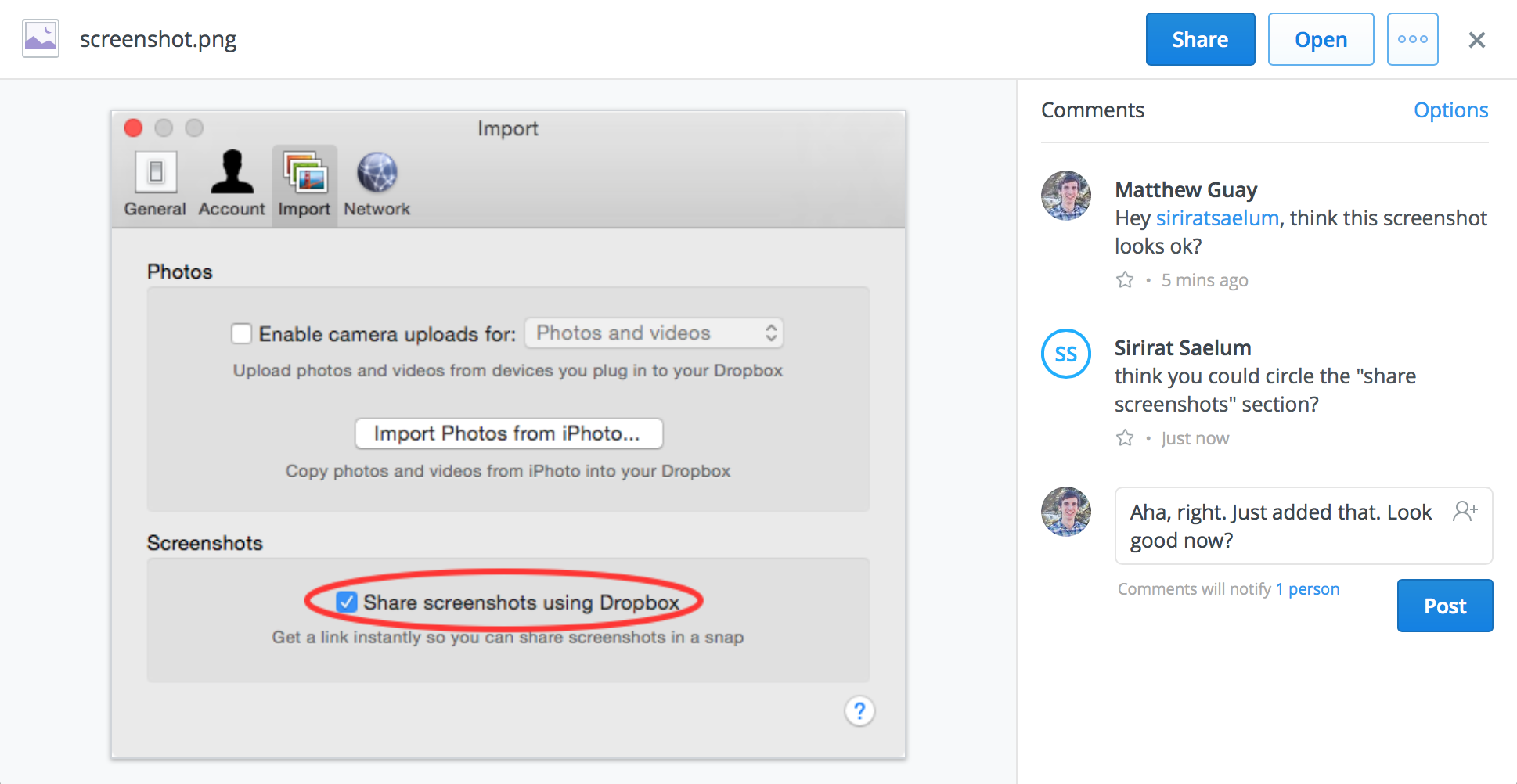 how to use dropbox mac