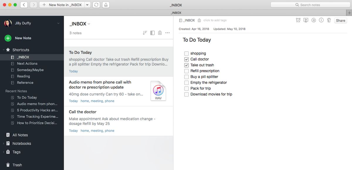 How To Use Evernote For Gtd