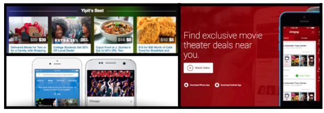Entertainment savings apps