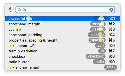 Search text expanders