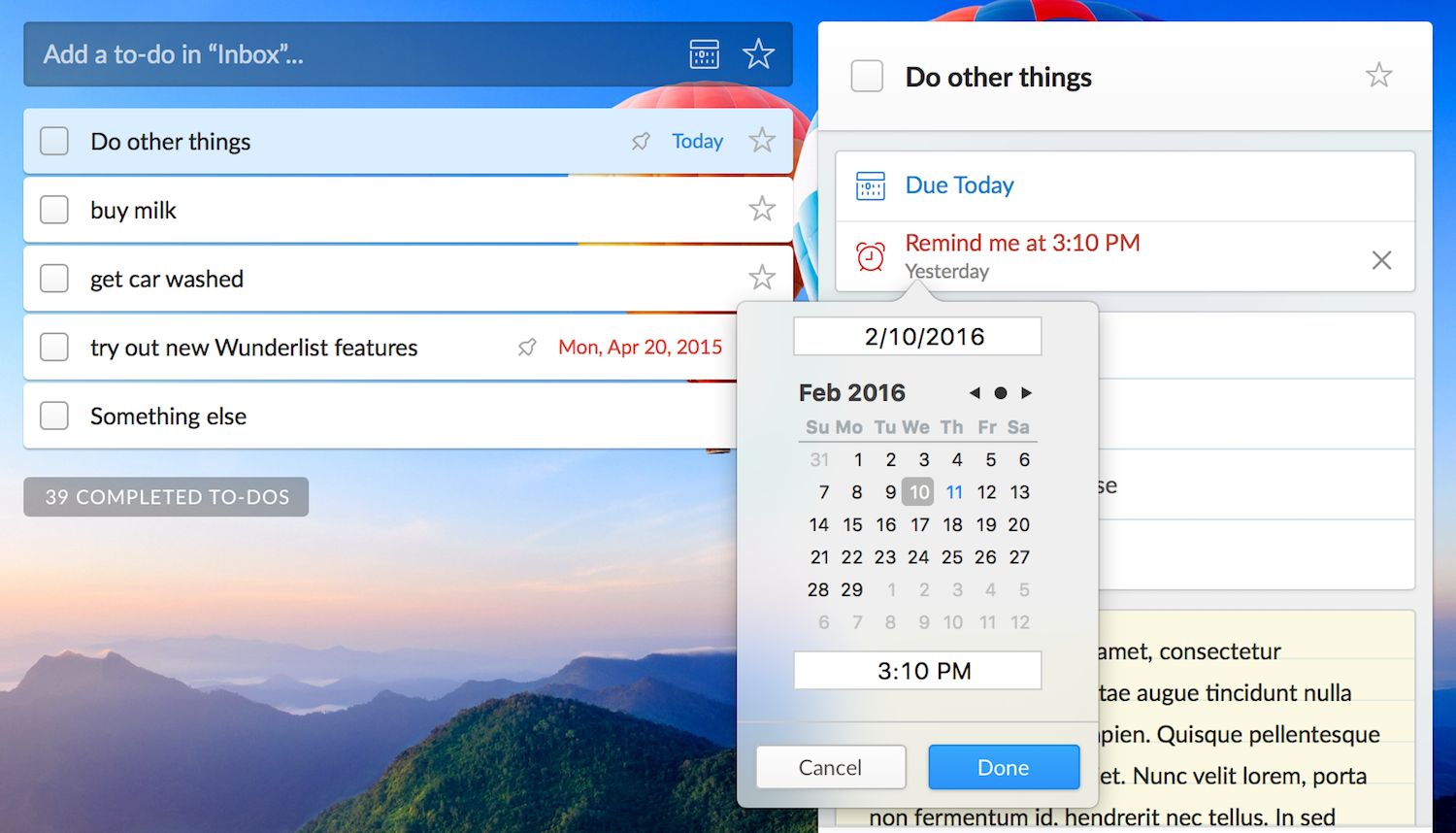 Wunderlist