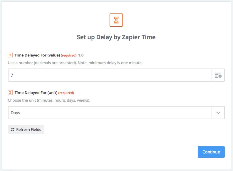 Delay for Zapier